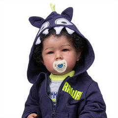 iCradle Reborn Boy Doll birth certificate included for realistic records.