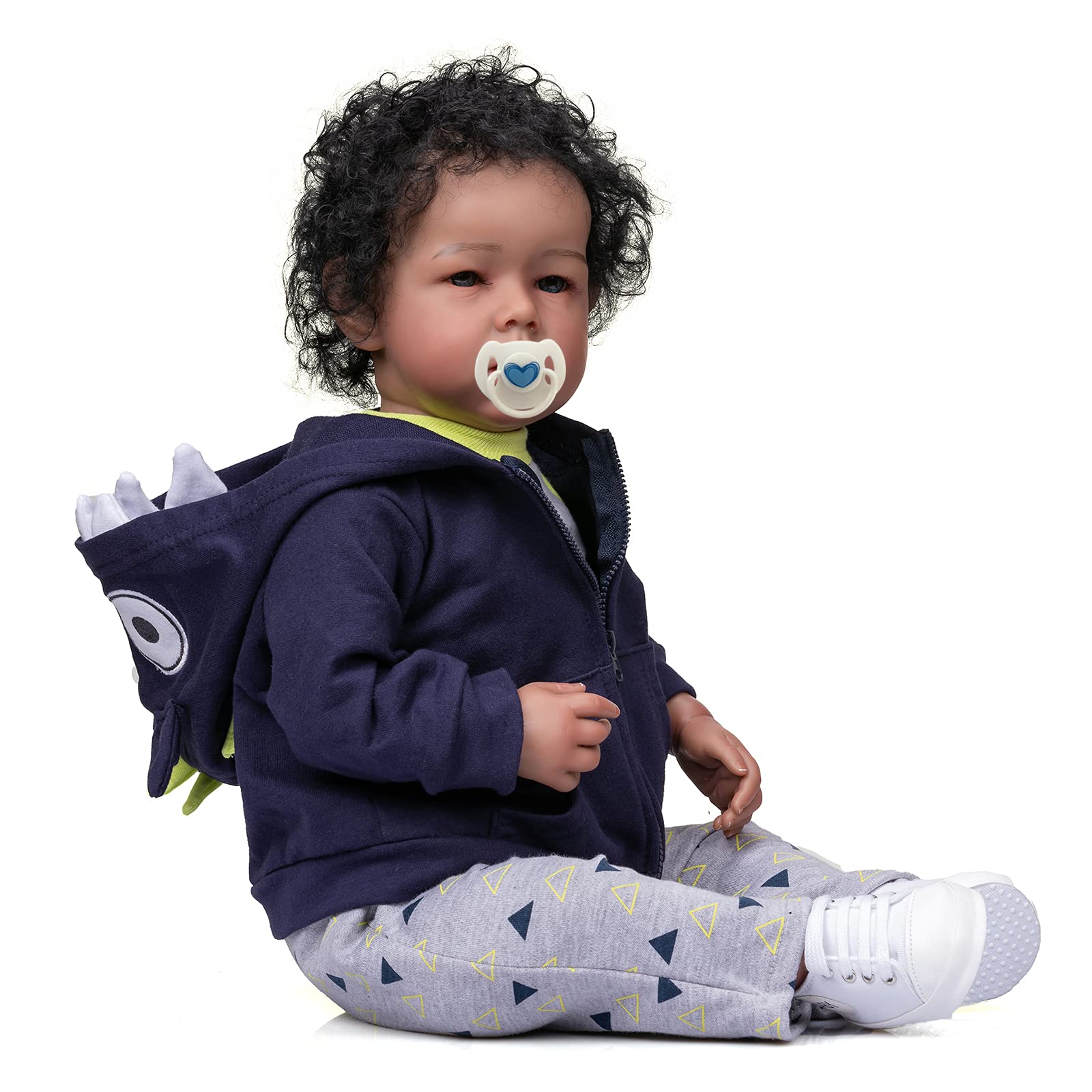 iCradle Reborn Boy Doll hands and feet details for natural posing.