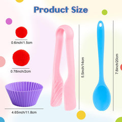iCraftine blue spoon facilitates scooping and counting activities