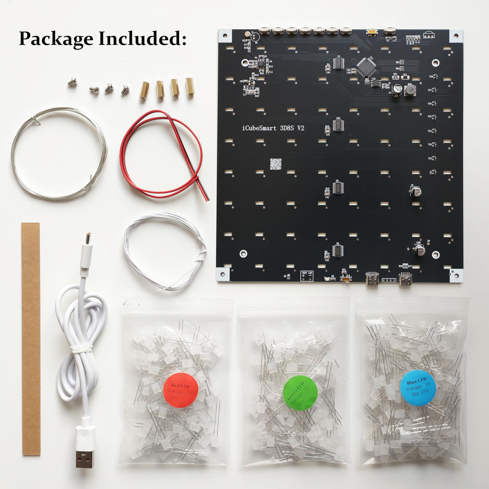 iCubeSmart audio spectrum mode activated by sound.