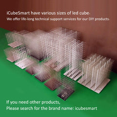 iCubeSmart final size of 7.08x7.28x7.88 inches for desk display.