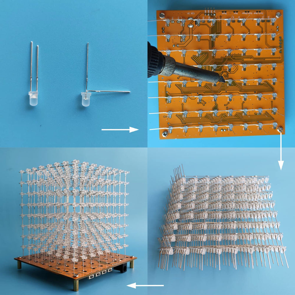 iCubeSmart MINI built-in dynamics showcase 40+ animations when powered.