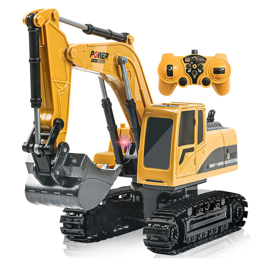 ID Gerilla RC Excavator Toy front view for immersive construction play