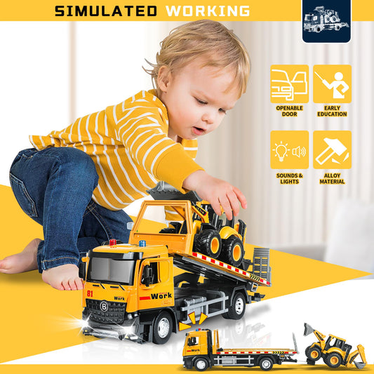 ID Gerilla backhoe loader included for authentic digging play