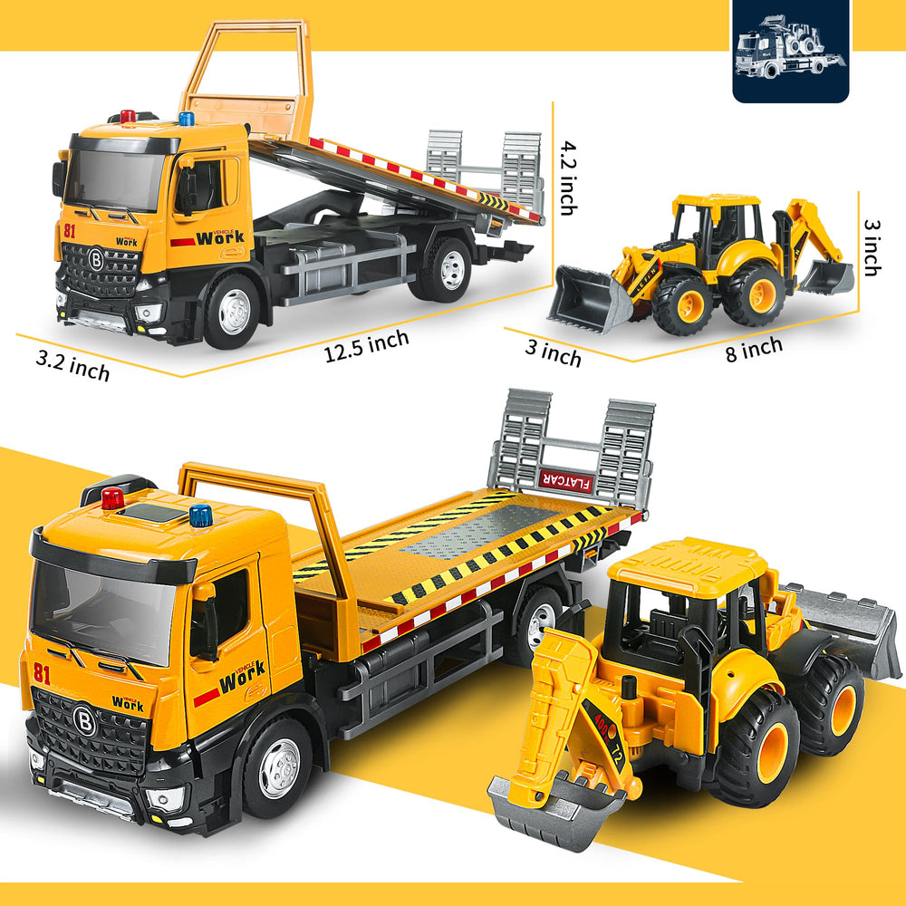 ID Gerilla tow truck in action for imaginative rescue play sessions