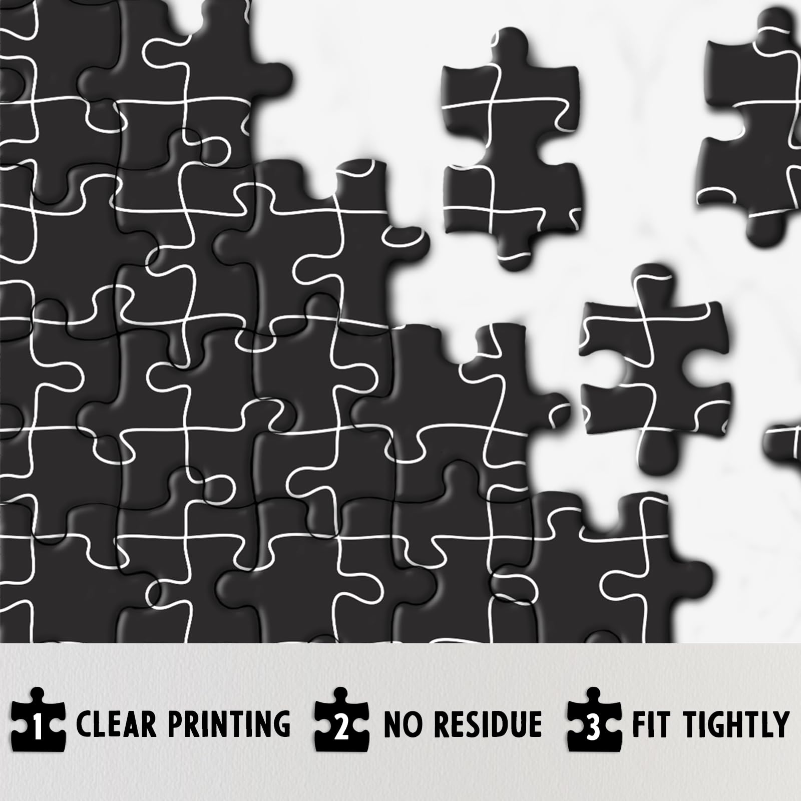 IdeaBazar Impossible Mystic Maze 1000-piece puzzle with high-contrast black and white design