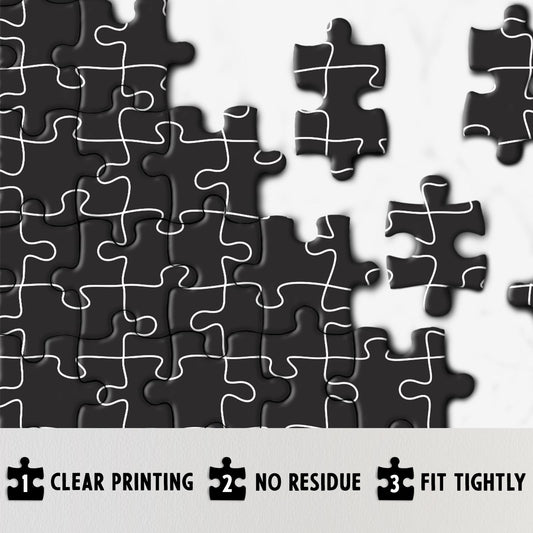 IdeaBazar Impossible Mystic Maze 1000-piece puzzle with high-contrast black and white design