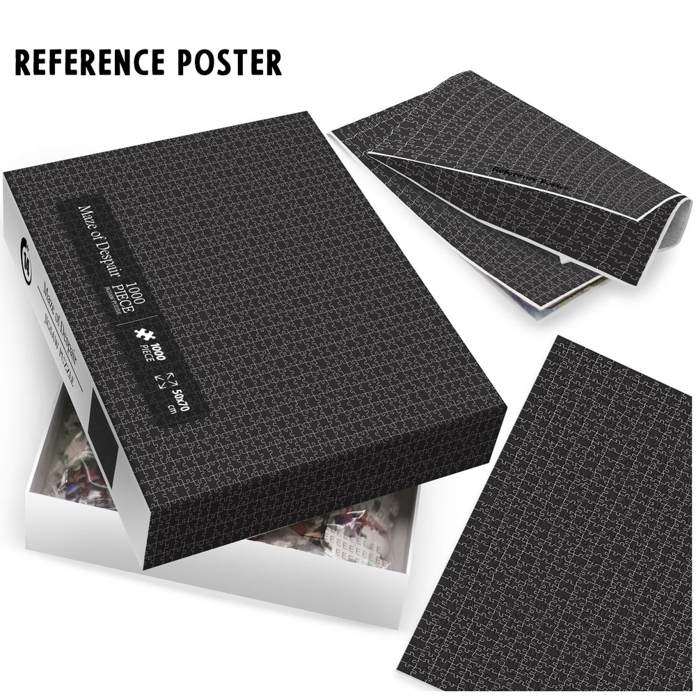 IdeaBazar Impossible Mystic Maze vibrant prints boost edge recognition
