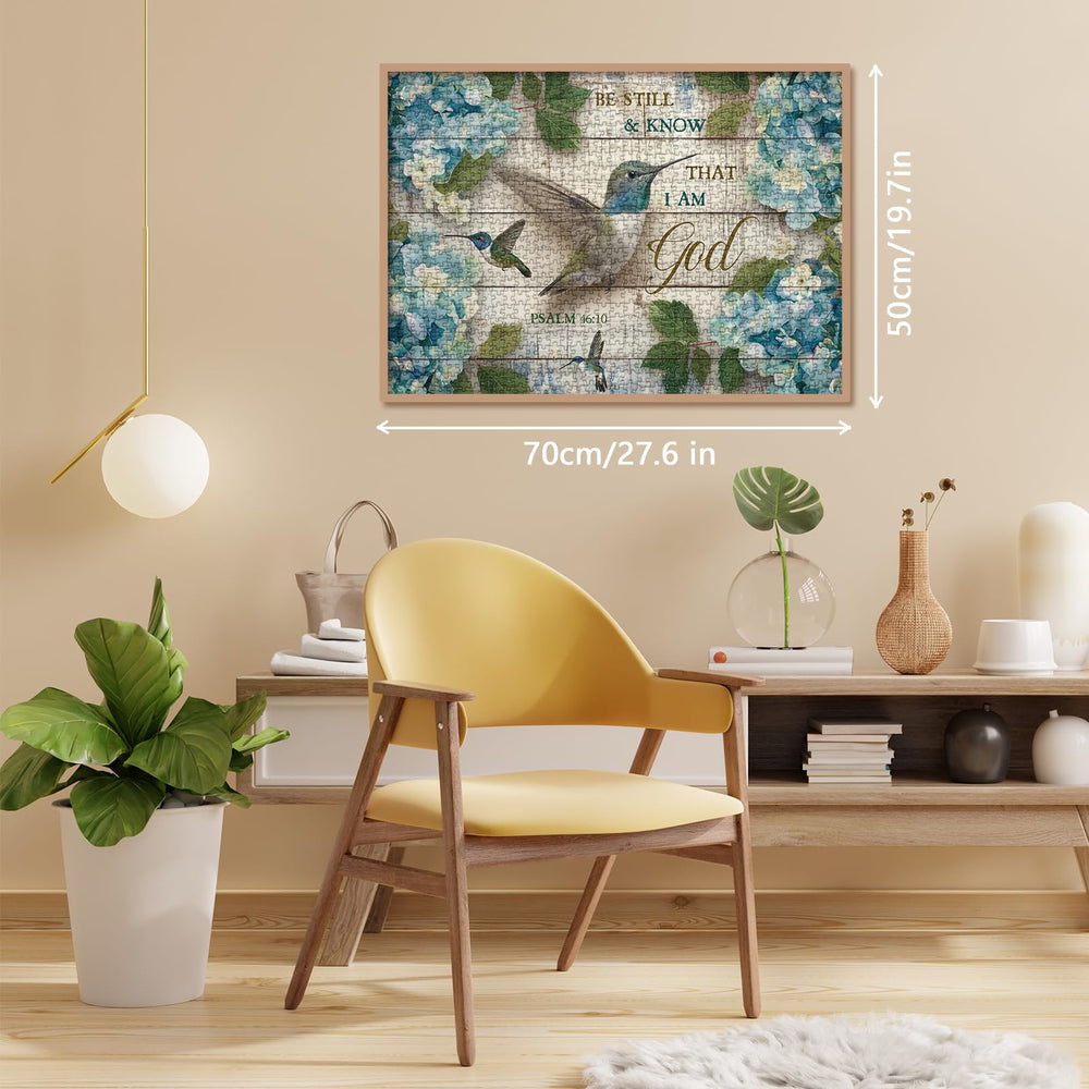 IdeaBazar reference poster and storage box support organized puzzle nights