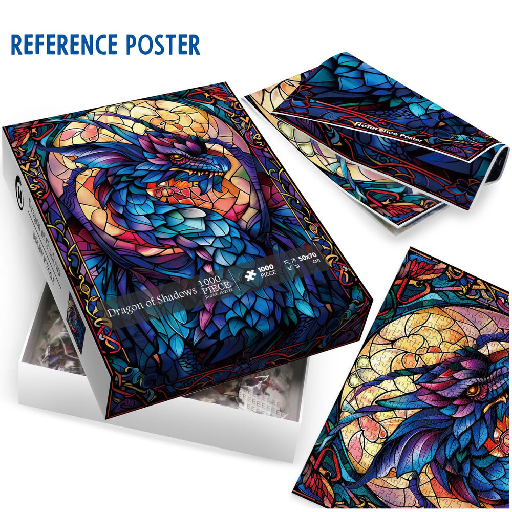 IdeaBazar western dragon puzzle pieces ensure precise fits and vibrant printing