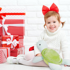 IdeaMeme turtle weighted plush 22 – a thoughtful gift for birthdays.