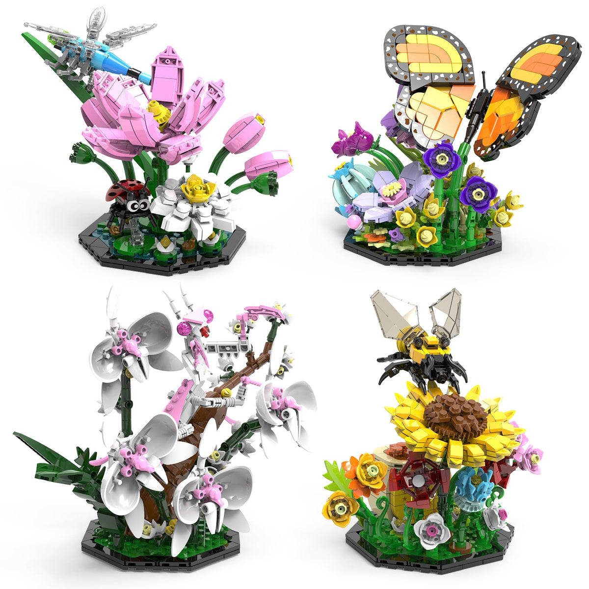 Ideas Insect Collection Building Set butterfly model inspires imaginative play and nature-themed display