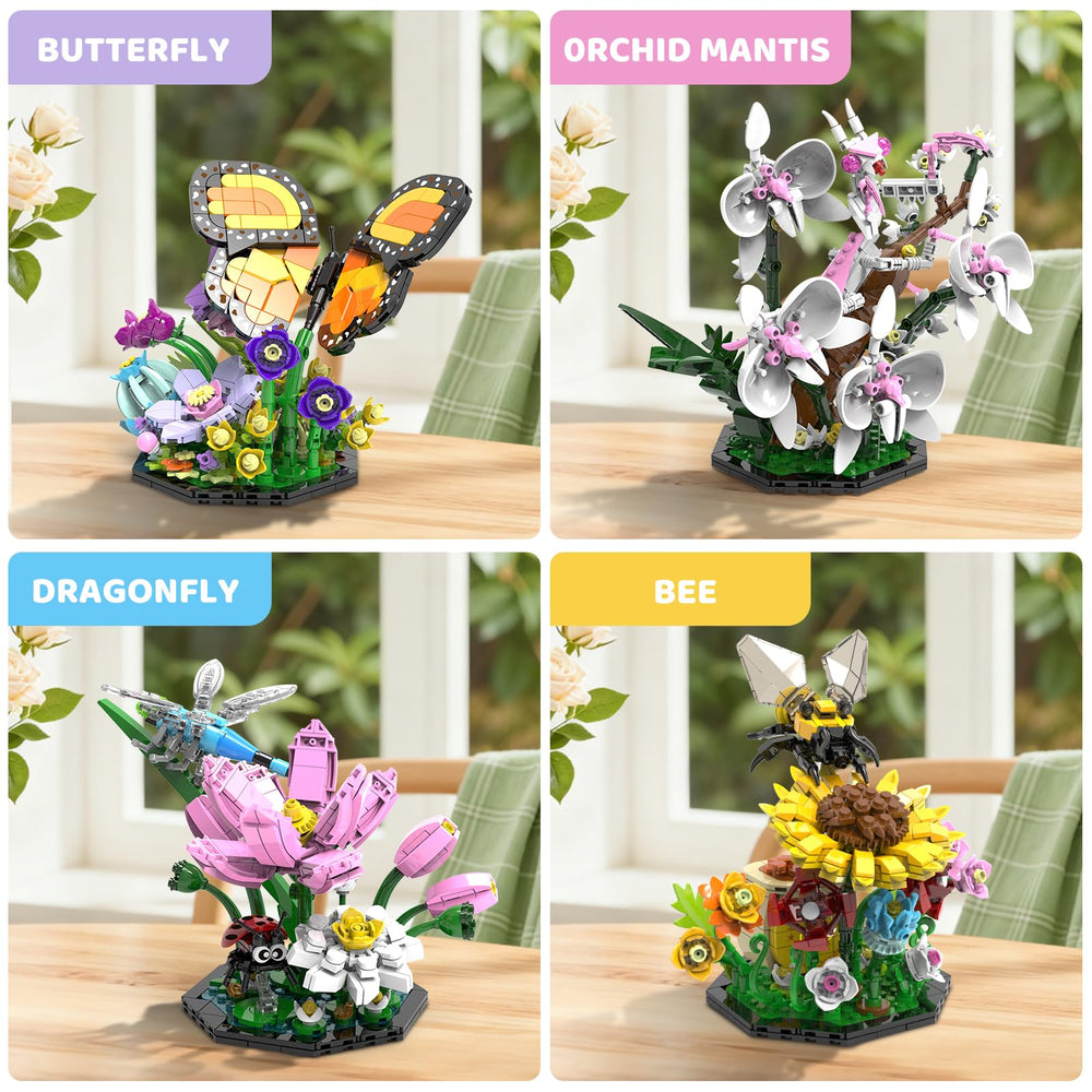 Ideas Insect Collection Building Set orchid mantis model sparks curiosity with realistic detailing for STEM learning