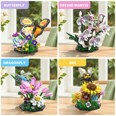 Ideas Insect Collection Building Set orchid mantis model sparks curiosity with realistic detailing for STEM learning