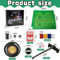 IIDEA 10-inch roulette wheel ready for smooth spins at home