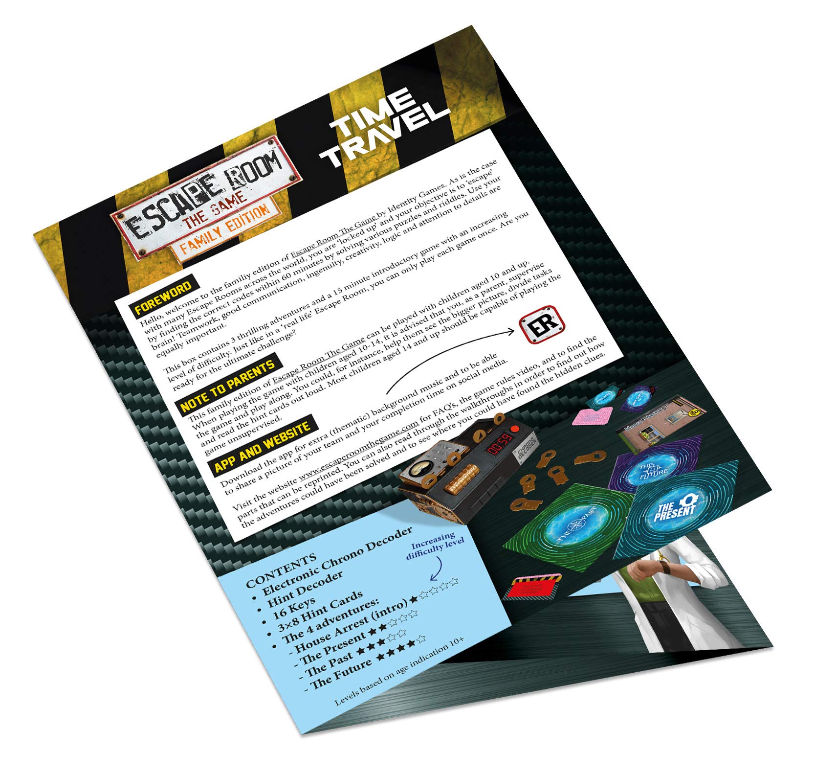 Identity Games Chrono Decoder in action – countdown heightens suspense during play.