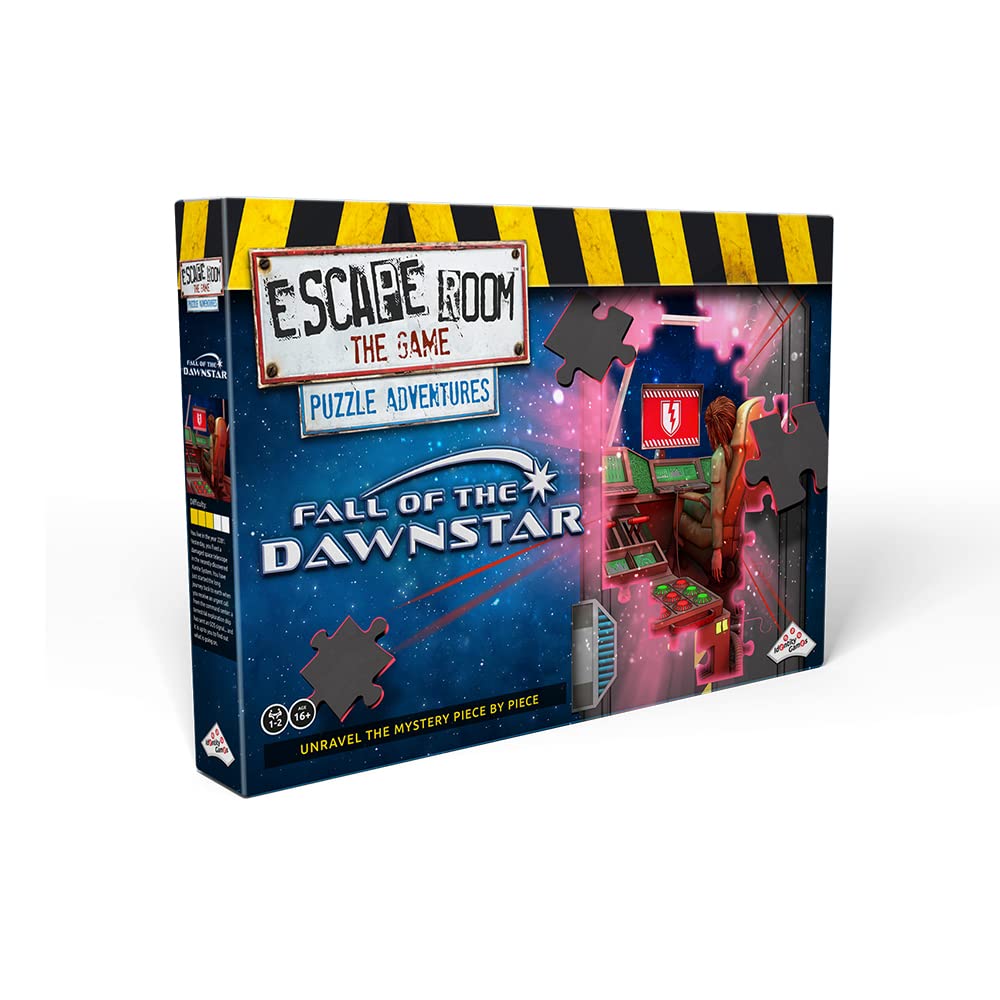 Identity Games Dawnstar spaceship puzzle; the pieces reveal the escape route.