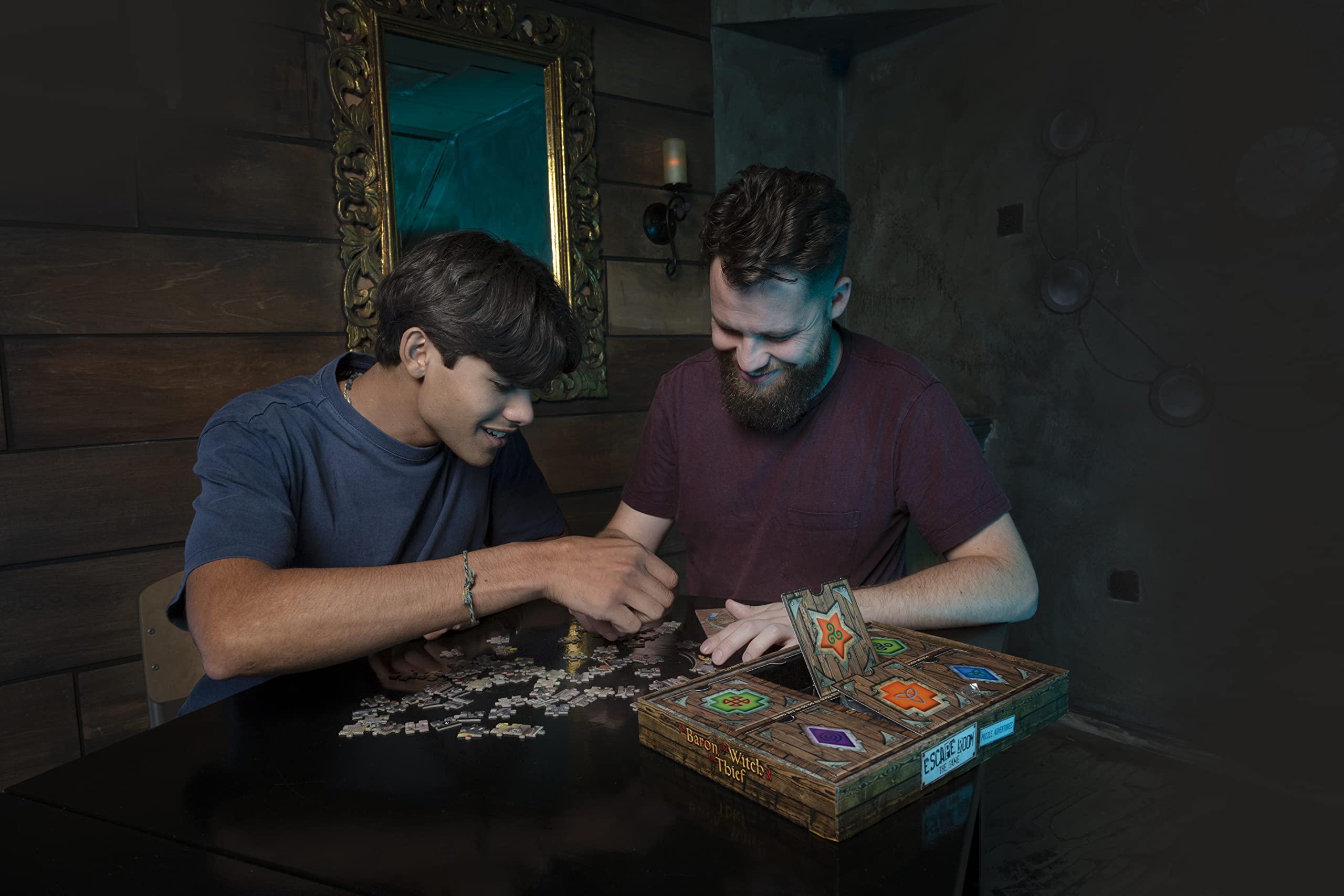 Identity Games Puzzle decoder tool included for checking answers.