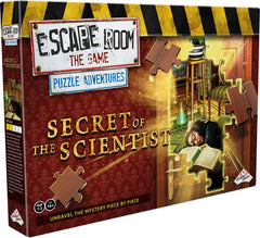 Identity Games Secret of The Scientist cover image invites immersive escape room play for family nights.