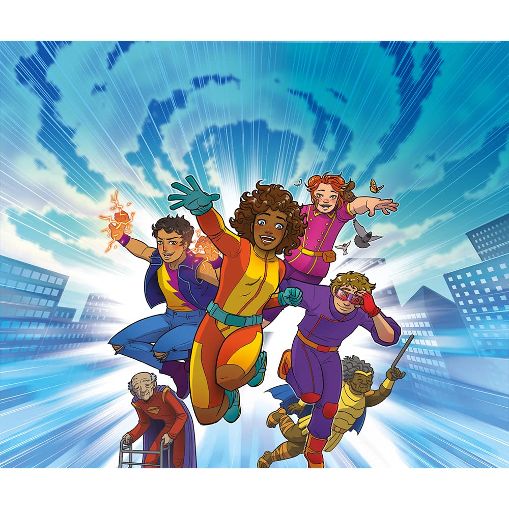 Identity Games Adventure scene Super Heroes highlights teamwork under pressure.