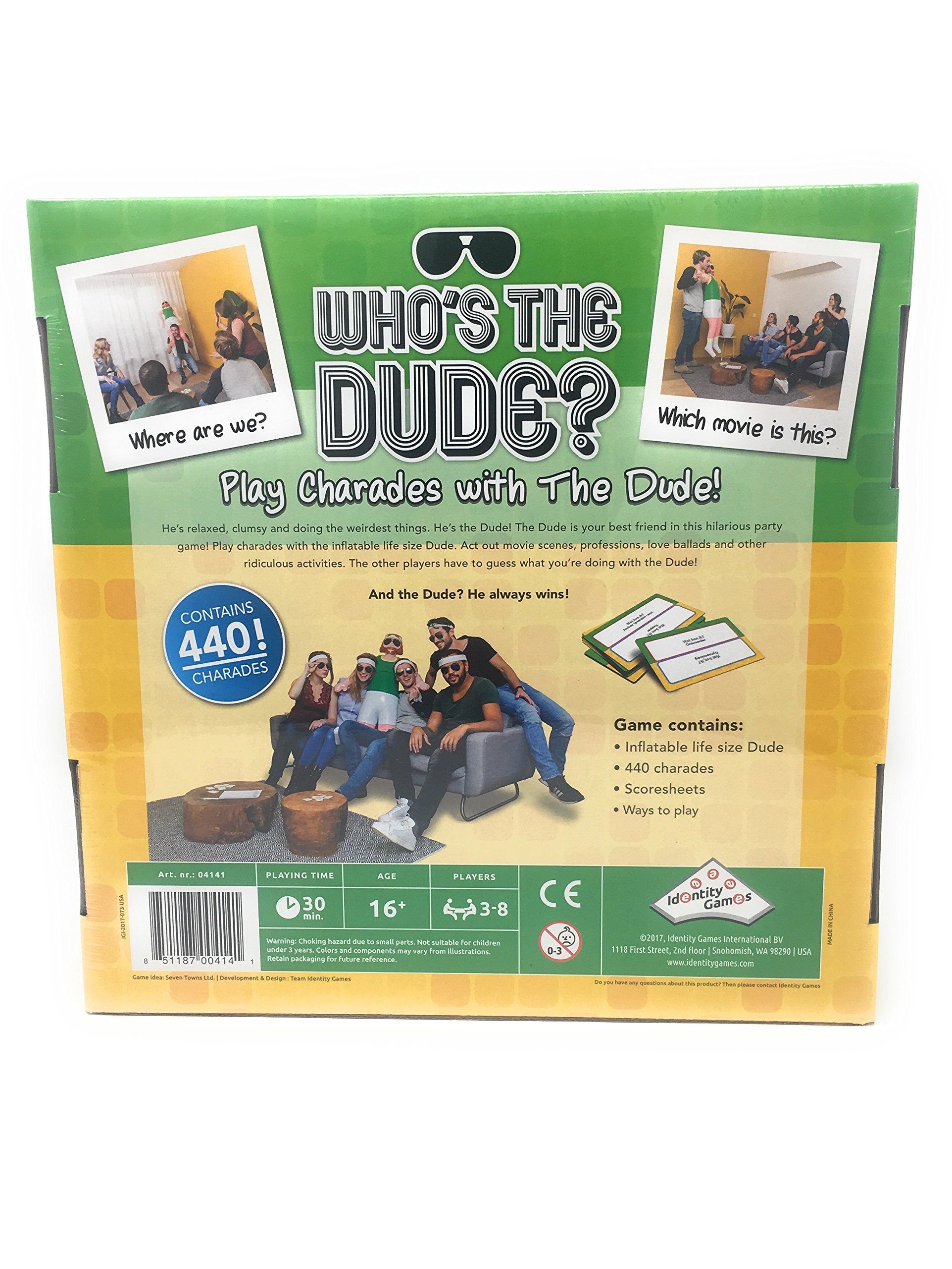 Identity Games Who's the Dude app timer keeps play moving smoothly