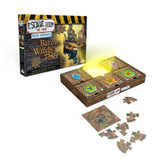 Identity Games Witch puzzle pieces spread across the table.