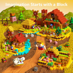 idoot farm animals magnet blocks enable safe hands-on construction play