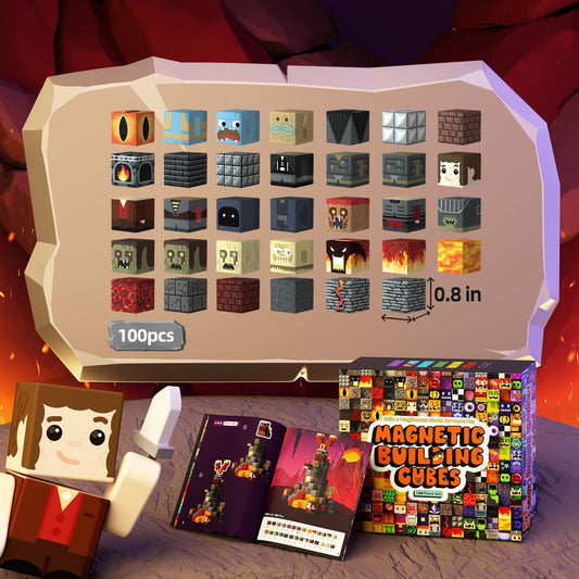 idoot MagWonder castle build showcases durable blocks for imaginative pretend play.