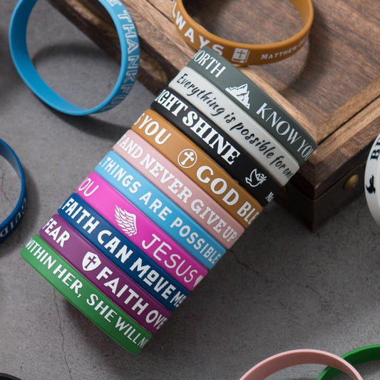 IDREAMBAND wristbands with 20 styles offer versatile reminders of faith.