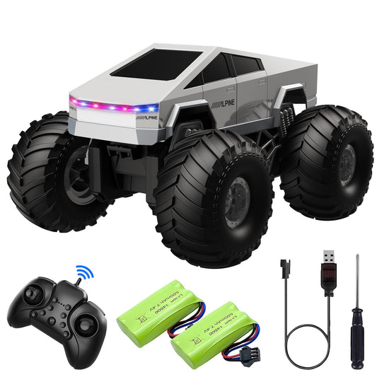 iDrone Cyber RC Truck side view with 4WD for all-terrain adventures.