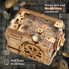 iDventure A-maze-ing Safe labyrinth activated by coin for interactive play