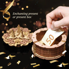 idventure Birthday Cake Puzzle Box precise birch wood craftsmanship