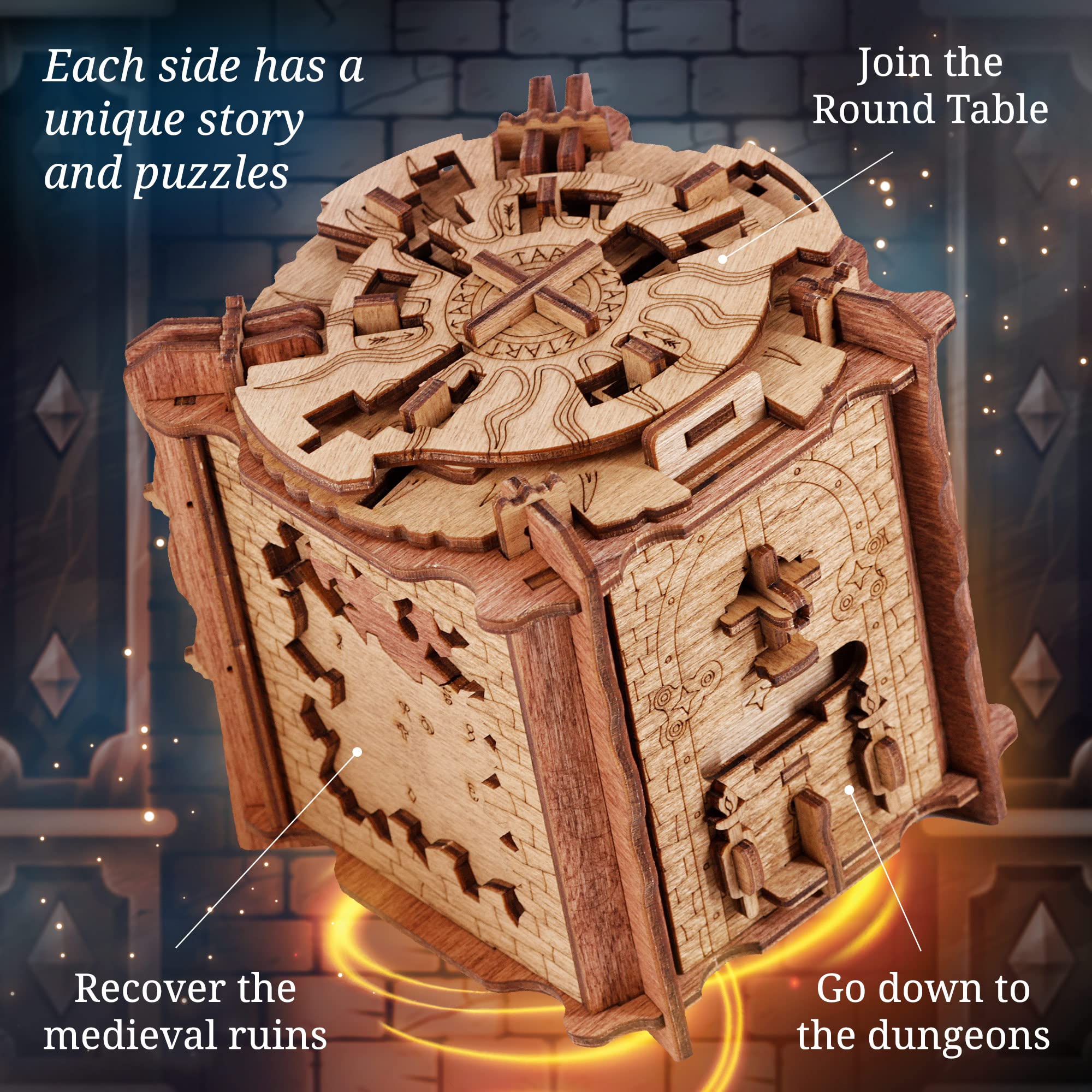 iDventure Cluebox Camelot reassembly enables endless replay and shared challenge