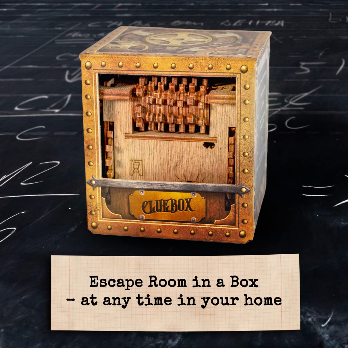 iDventure Cluebox gift idea for puzzle lovers presented as a unique present