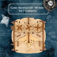 idventure Cluebox puzzle-mechanism-rotation for sequential solving and discovery