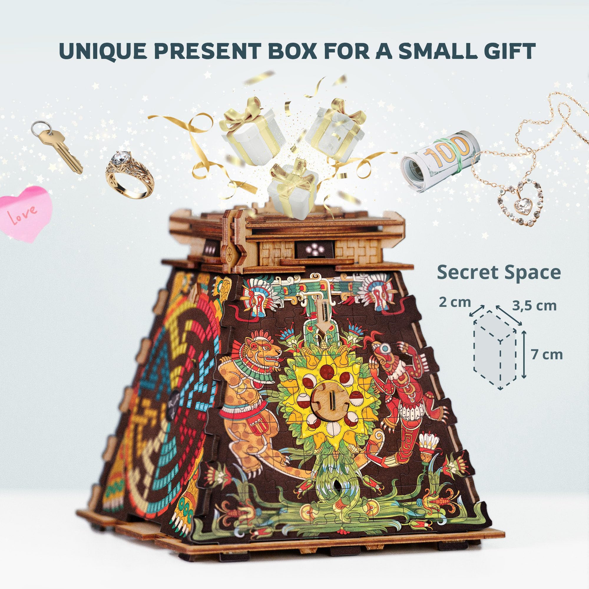 iDventure CluePuzzle solving action and reveal of hidden treasure