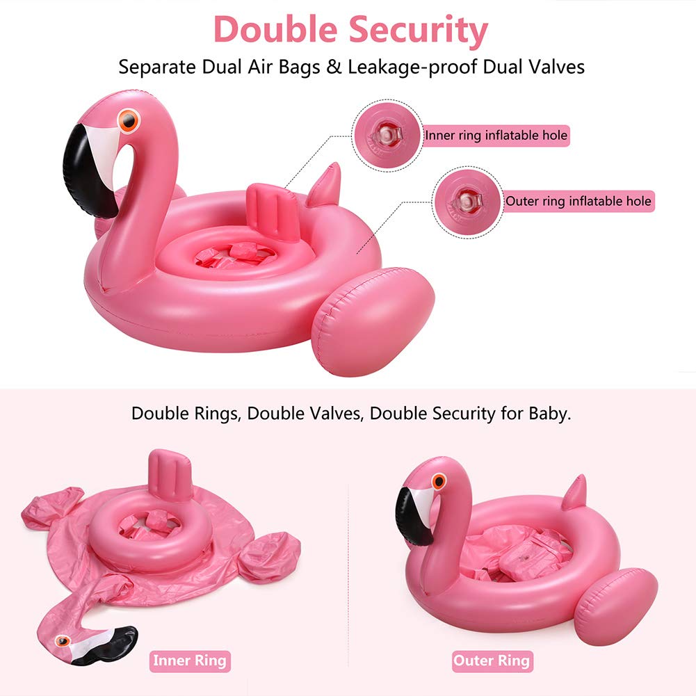 iefoah baby pool float sunshade extended for full shade coverage