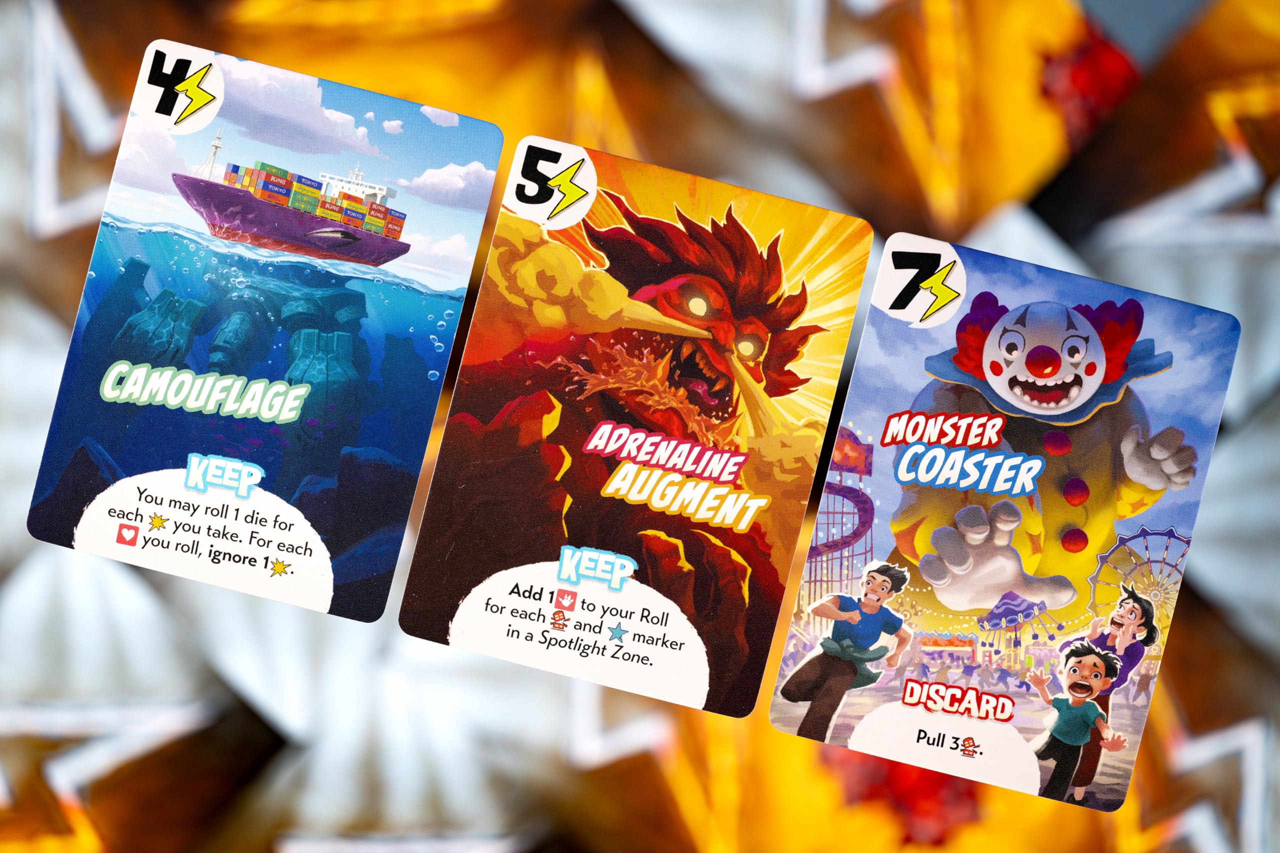 IELLO King of Tokyo Duel box art shows bold, dramatic visuals