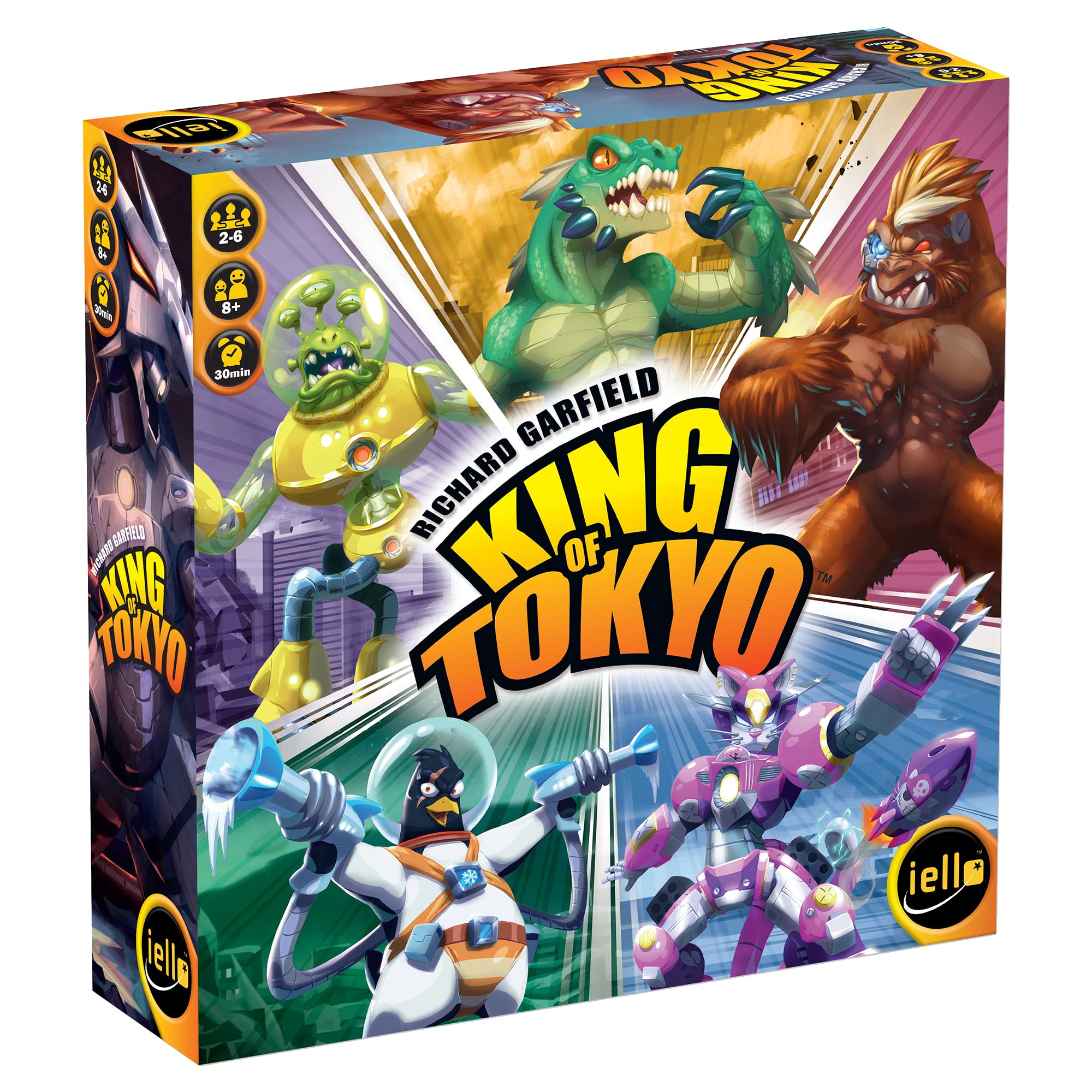 IELLO King of Tokyo new edition box front with vibrant art for family play