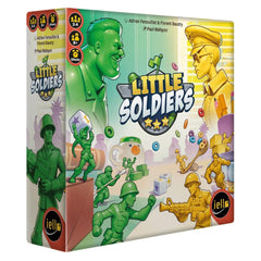 IELLO Little Soldiers battlefield setup enables portable family skirmishes.
