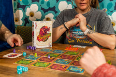 IELLO Pina Coladice game board spread for colorful family gaming sessions.
