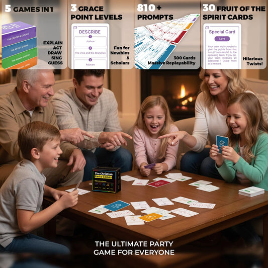 IEYMLRN Acts & Anthems five-game deck spread for versatile group entertainment