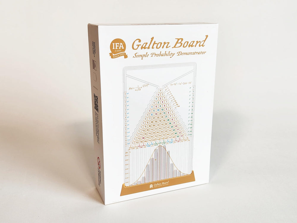 IFA Galton Board Simple Edition marbles demonstrate probability patterns hands on