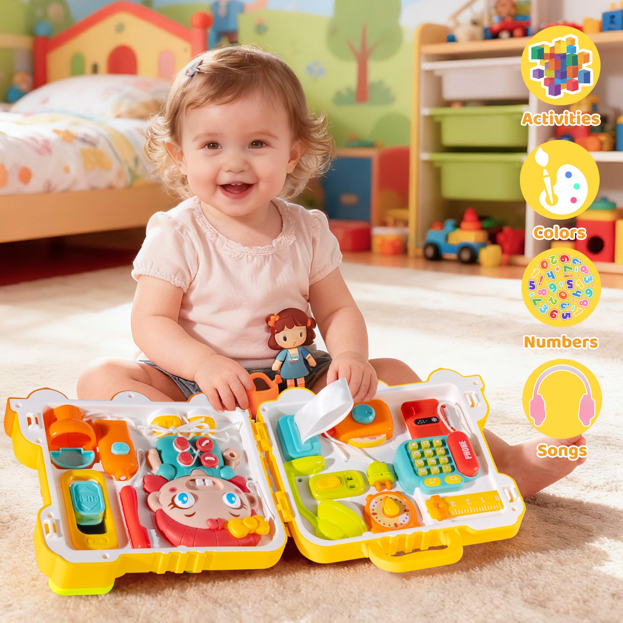 iFaveorr Busy Board pretend telephone activity for imaginative communication practice
