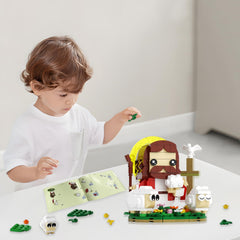 IFAYMOC sheep and flowers base adds color and tactile play.