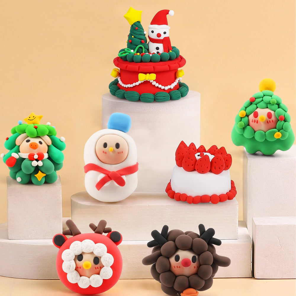 Kids shaping with ifergoo clay to spark imaginative play