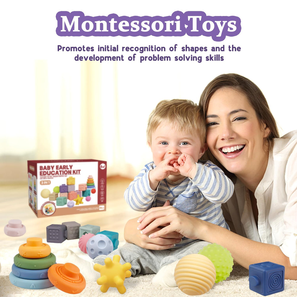 IFLOVE 3-in-1 baby toy bundle supports imaginative and cognitive play