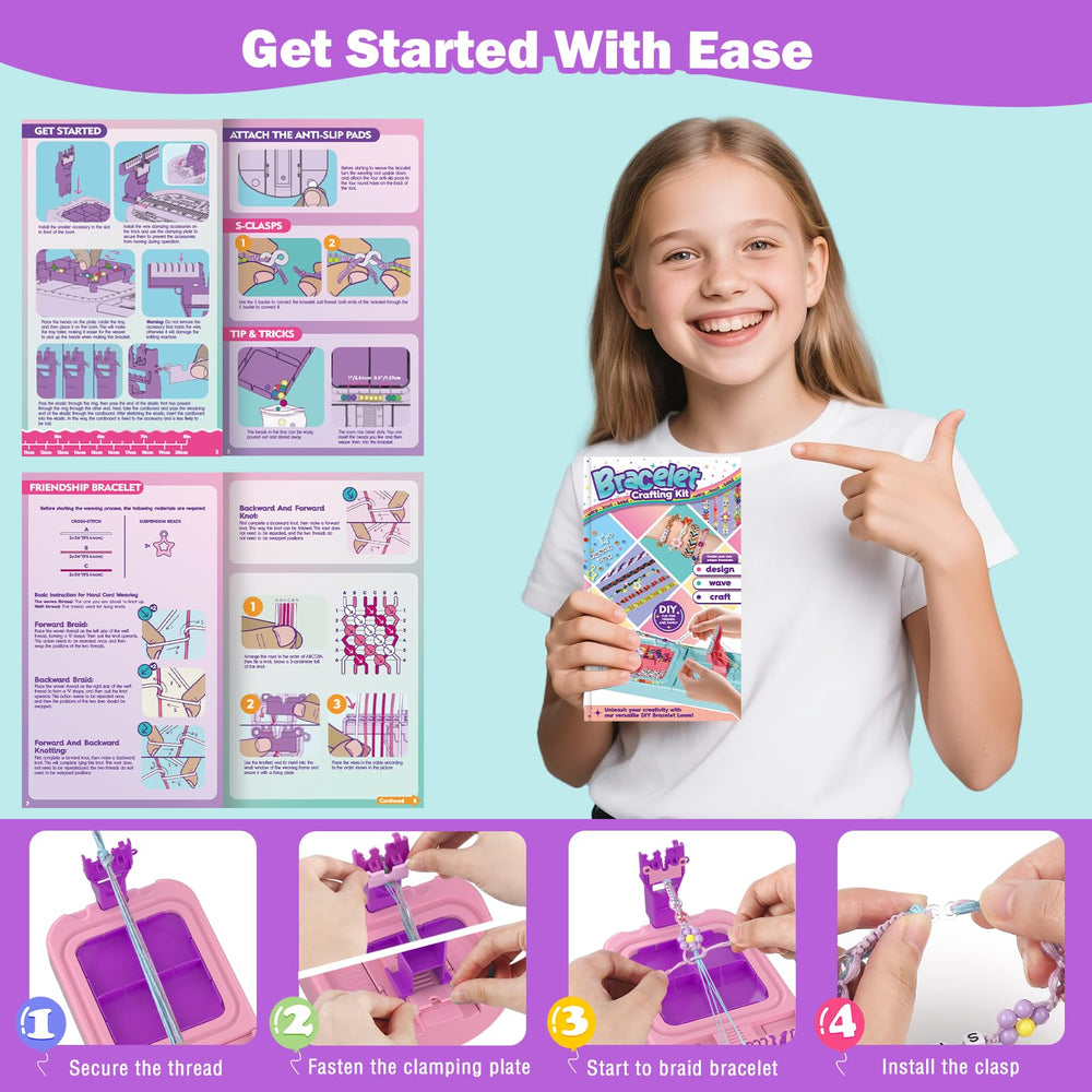 IFLOVE bead tray and storage compartments keep supplies organized during crafting