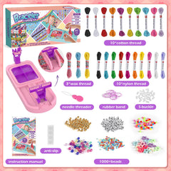 IFLOVE colorful thread bundle with 13 vibrant colors for creative bracelets
