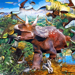 IFLOVE dinosaur family illustration supports imaginative play and observational skills.